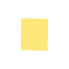 Classmates 8x6.5" Exercise Book 32 Page, 7mm Squared, Yellow - Pack of 100
